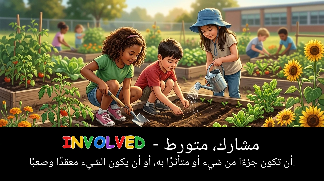 Arabic Illustration for involved